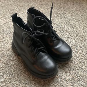 Genuine leather boots for kids, Zara, EU 27